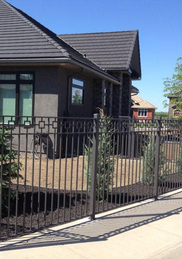 powder coated galvanized/aluminum flat top ornamental swimming pool fence panels