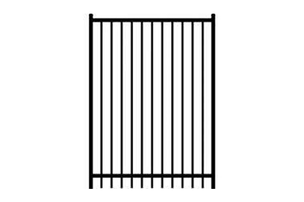 Hot selling black customized style metal walkway fence gate for villa, garden & courtyard guarding your home