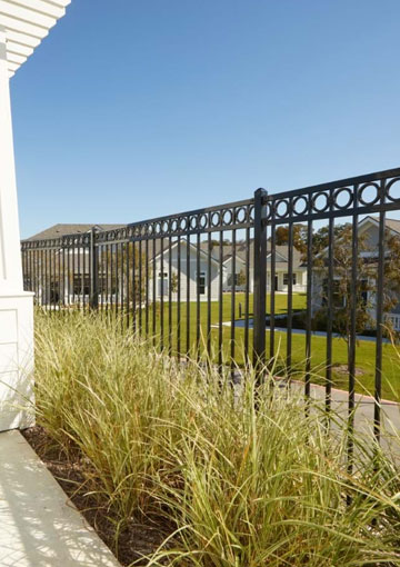 Powder Coated Galvanized/Aluminum Flat Top Ornamental Swimming Pool Fence Panels