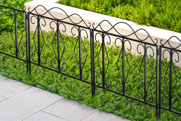 ornamental steel garden edging border for Patio and Backyard Path