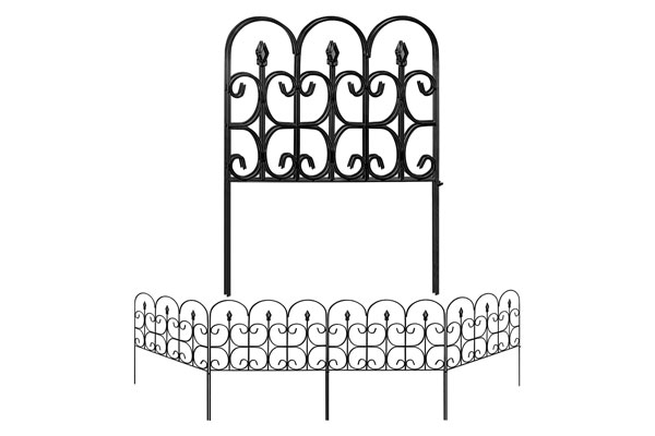 Outdoor Flower Bed Fencing Barrier Panels Decor Picket Edging