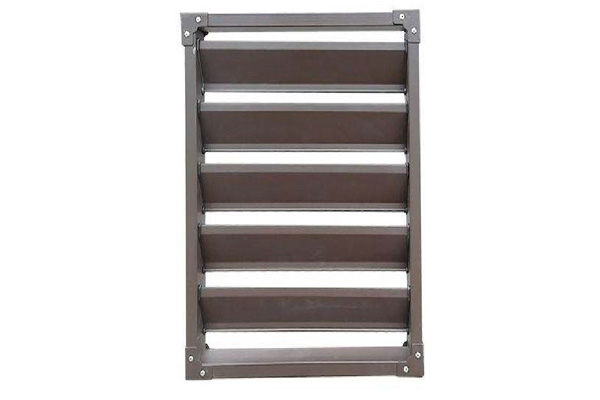 outdoor powder coated galvanized steel louver shutter for window/the outdoor airconditioner unit shading.